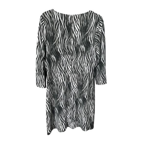 Tommy Bahama Women's Darcy Zesty Zebra Print Ponte Knit Sheath Dress Size Medium - Picture 4 of 6